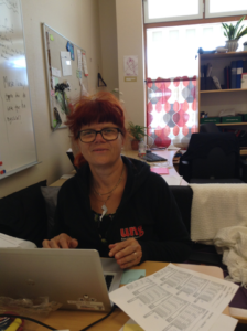 Inger Björk som jobbar på Fröet.