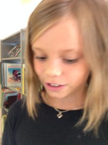 närbild på Mirjam.