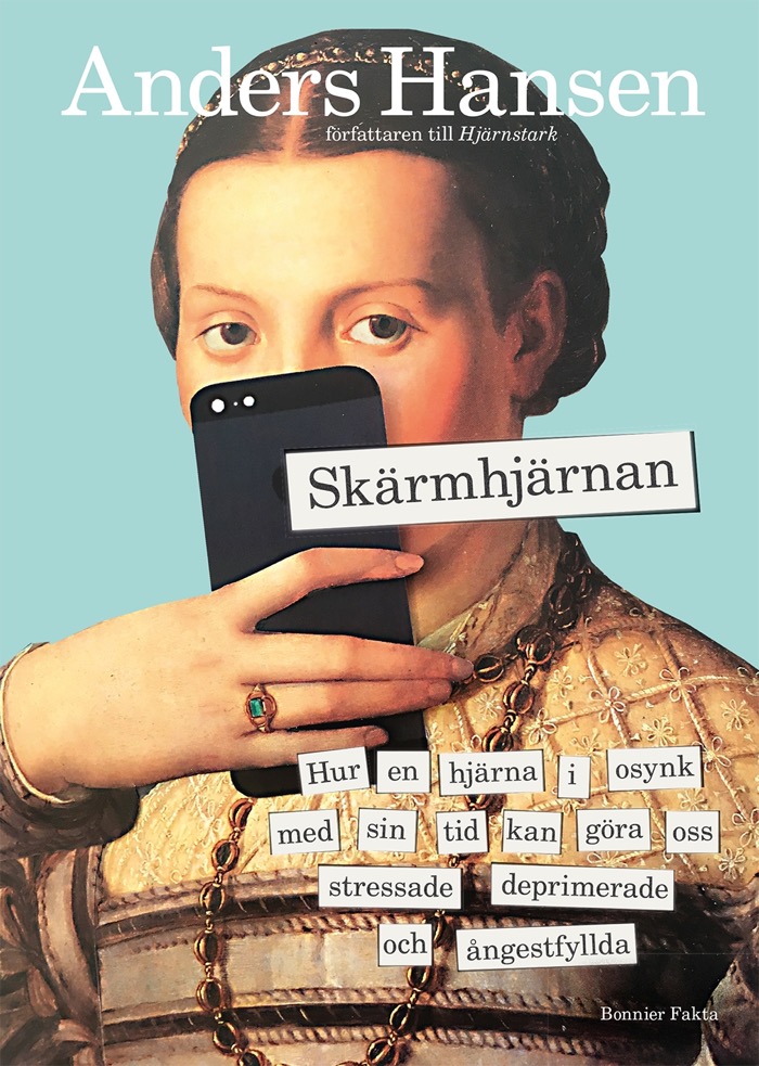 Omslag till boken Skärmhjärnan av Anders Hansen.