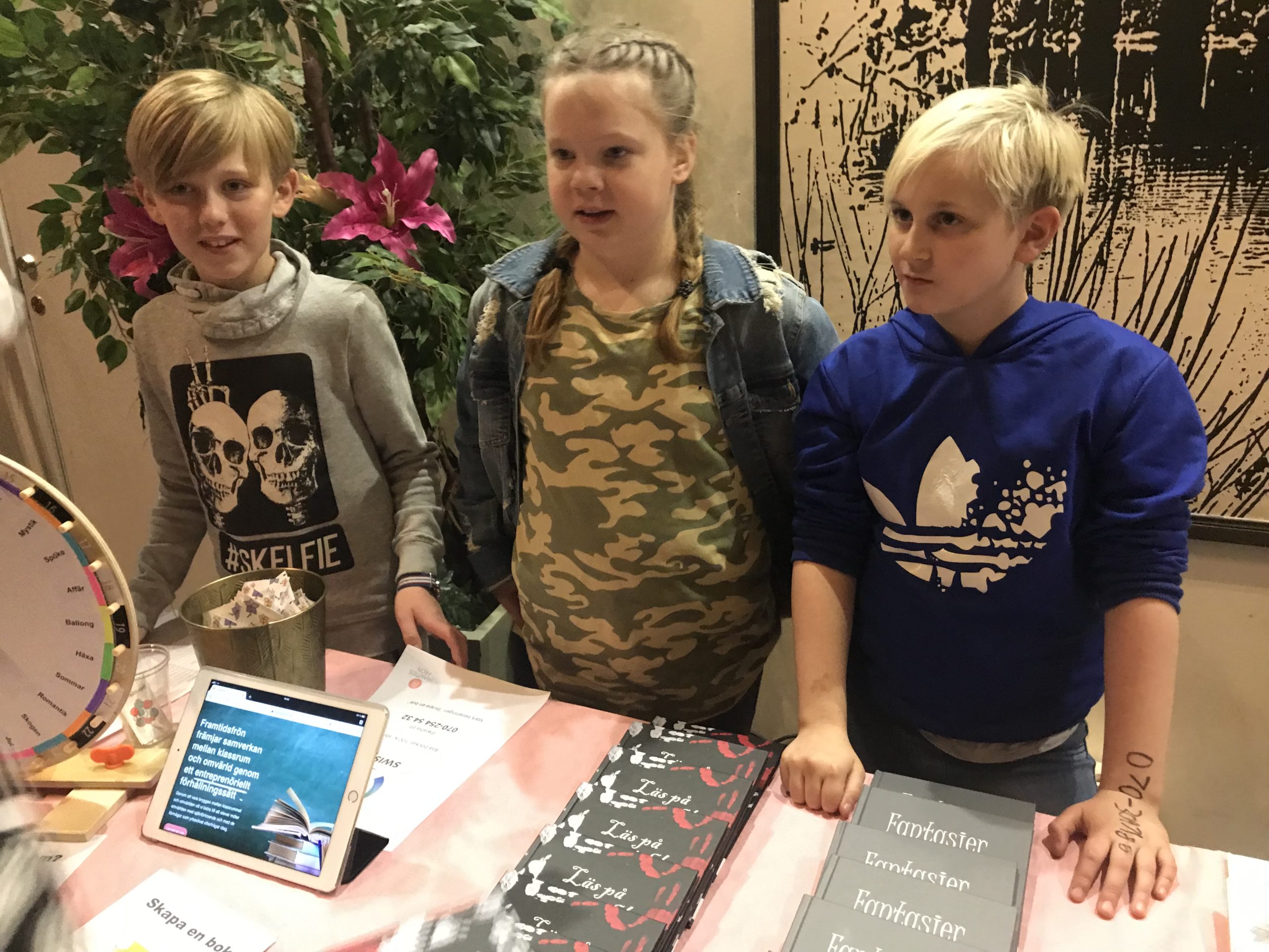 Melvin Bengtsson, Lowisa Andersson och Disa Thor