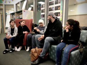 Rosengårdsskolan träffar Andreas Arcombe.