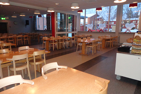 Solanderskolans matsal.