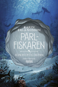 Bokomslaget till Pärlfiskaren. en målning av en undervattensvärld.