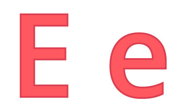 Bokstaven E